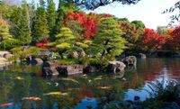 Japanischer Garten Natursteine Koi- Teich
